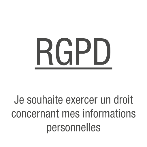 Je souhaite exercer un droit concernant mes informations personnelles